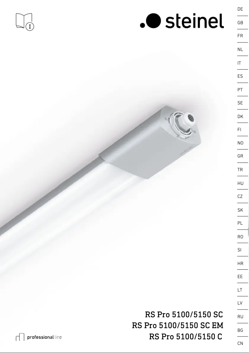 Page n°1 - Manuel utilisateur Steinel RS PRO 5100 SC
