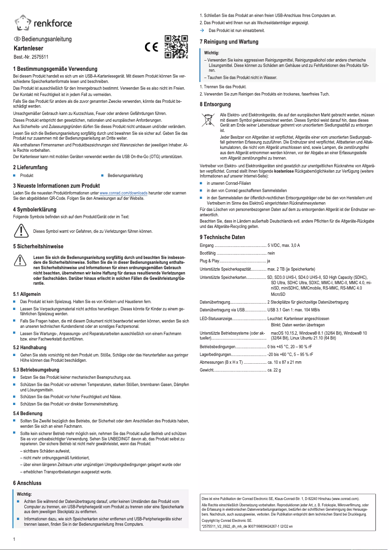Image de la première page du manuel de l'appareil RF-PCR-220