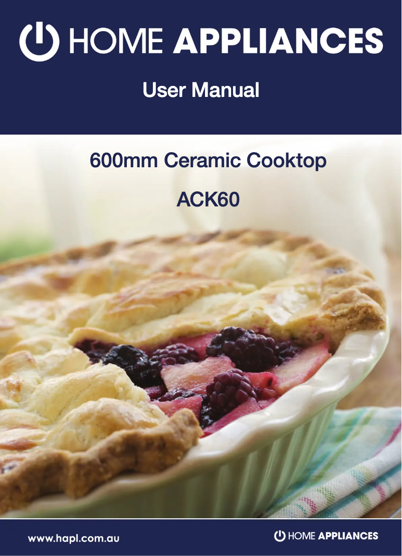 Page 1 de la notice Manuel utilisateur ARC ACK60