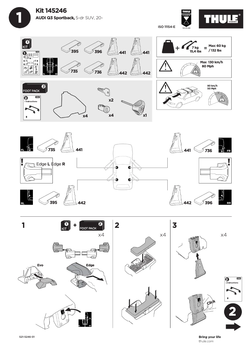 Image de la première page du manuel de l'appareil Kit 145246
