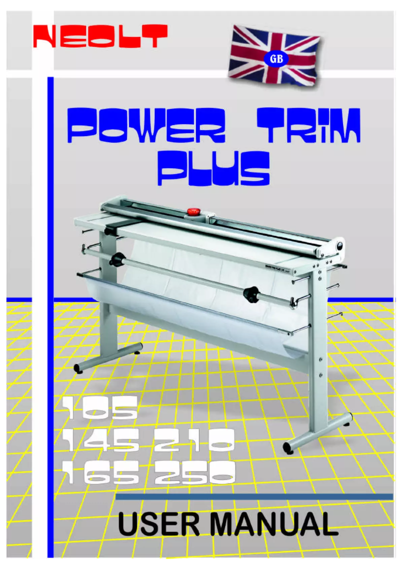 Page n°1 - Manuel utilisateur Neolt Power Trim Plus 165