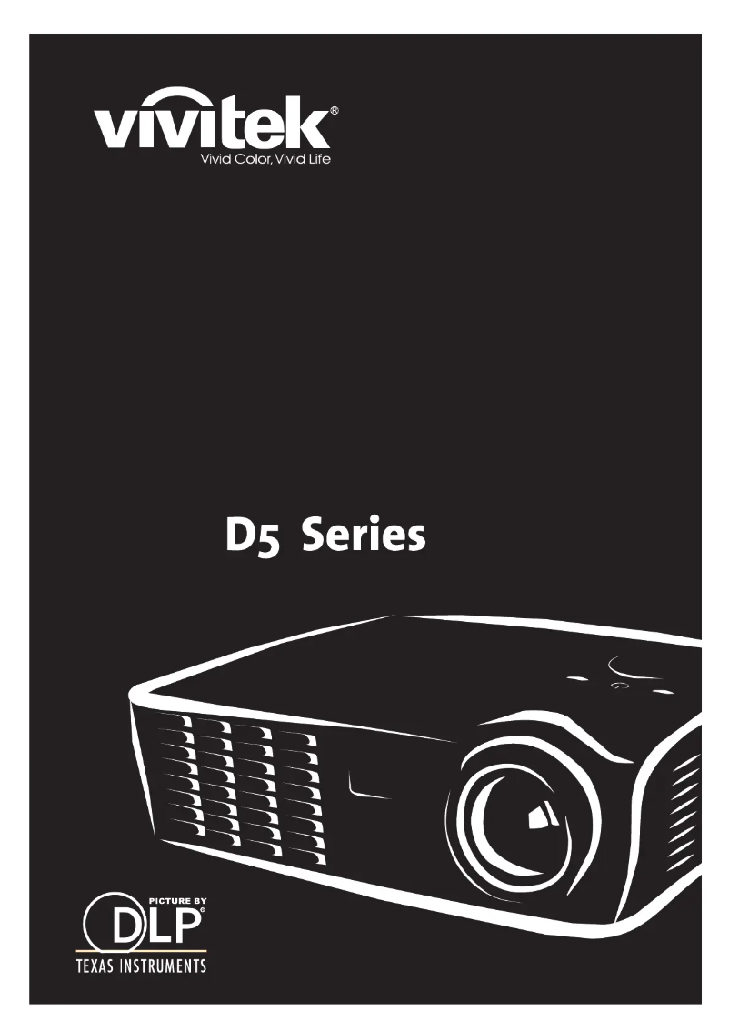Page n°1 - Manuel utilisateur Vivitek D519