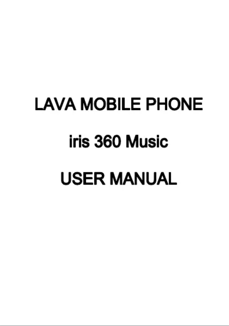 Page 1 de la notice Manuel utilisateur Lava Iris 360 Music