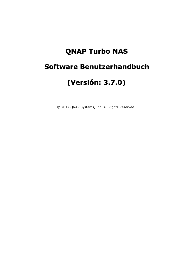 Page 1 de la notice Manuel utilisateur QNAP TS-EC1679U-RP-E10G 32TB