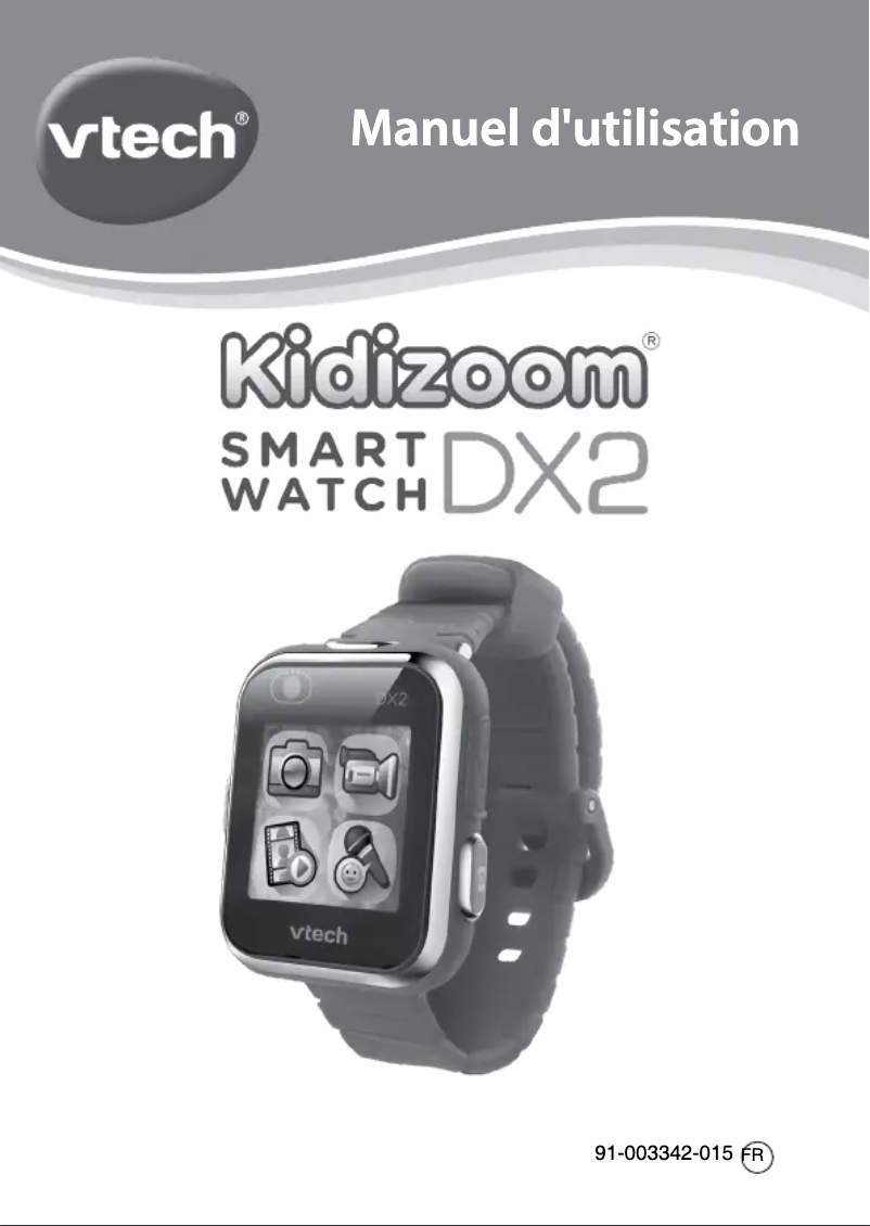 Image de la première page du manuel de l'appareil Kidizoom Smartwatch DX2