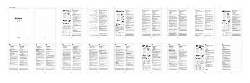 Page 1 de la notice Manuel utilisateur GP PowerBank 741