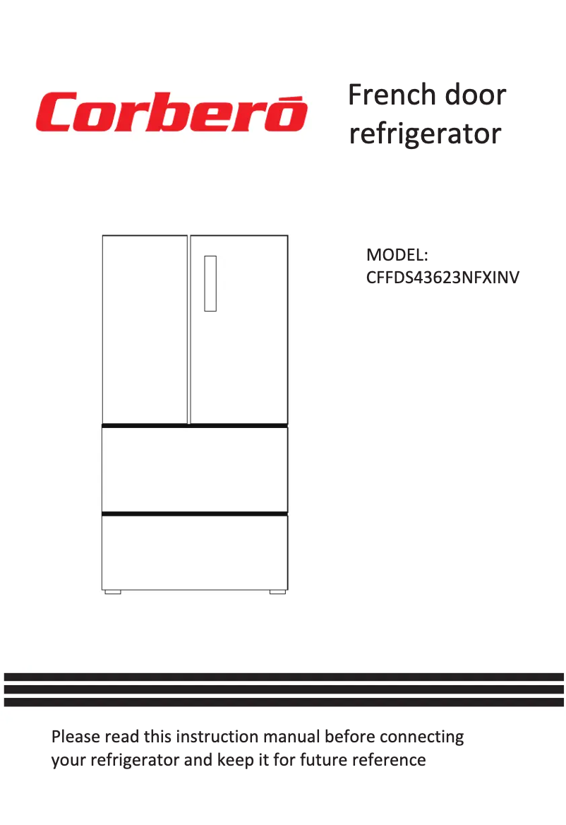Page 1 de la notice Manuel utilisateur Corbero CFFDS43623NFXINV