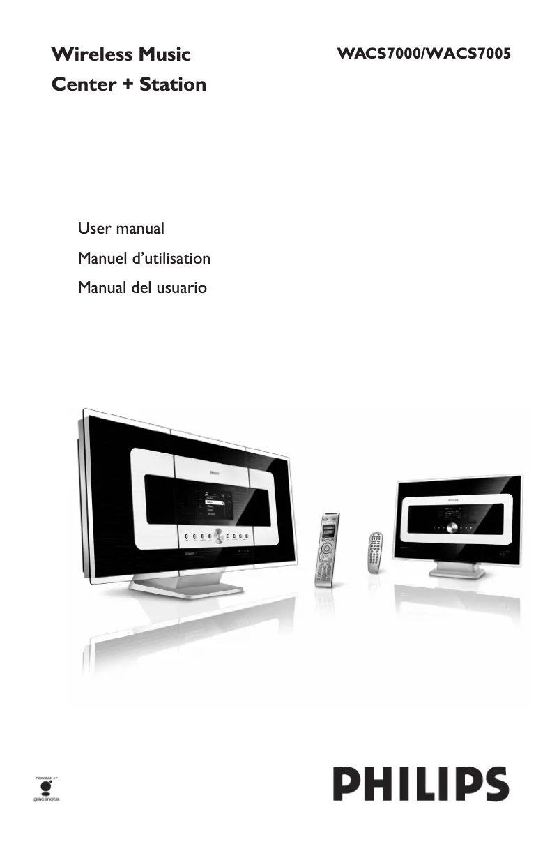 Página 1 del manual Manual de usuario Philips WACS7000