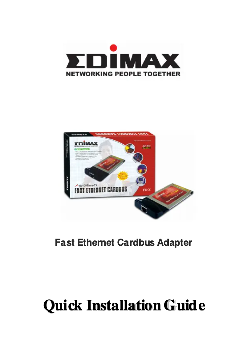 Page n°1 - Manuel utilisateur Edimax EP-4103DL
