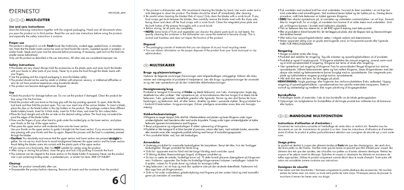 Page n°1 - Manuel utilisateur Ernesto IAN 355206