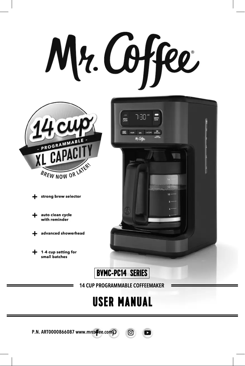 Image de la première page du manuel de l'appareil 14-Cup