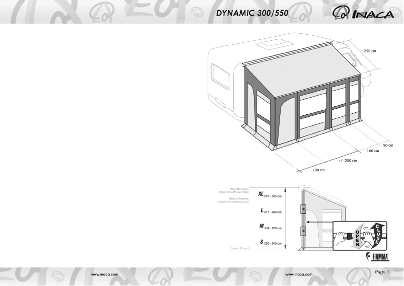 Image de la première page du manuel de l'appareil Dynamic 550
