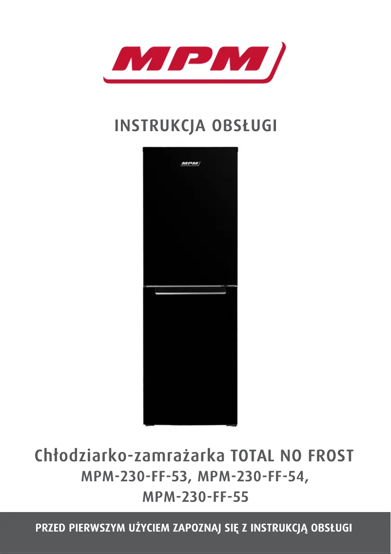 Image de la première page du manuel de l'appareil MPM-230-FF-53
