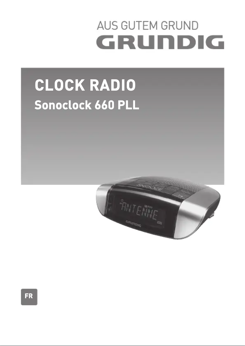 Página 1 del manual Manual de usuario Grundig Sonoclock 660 PLL