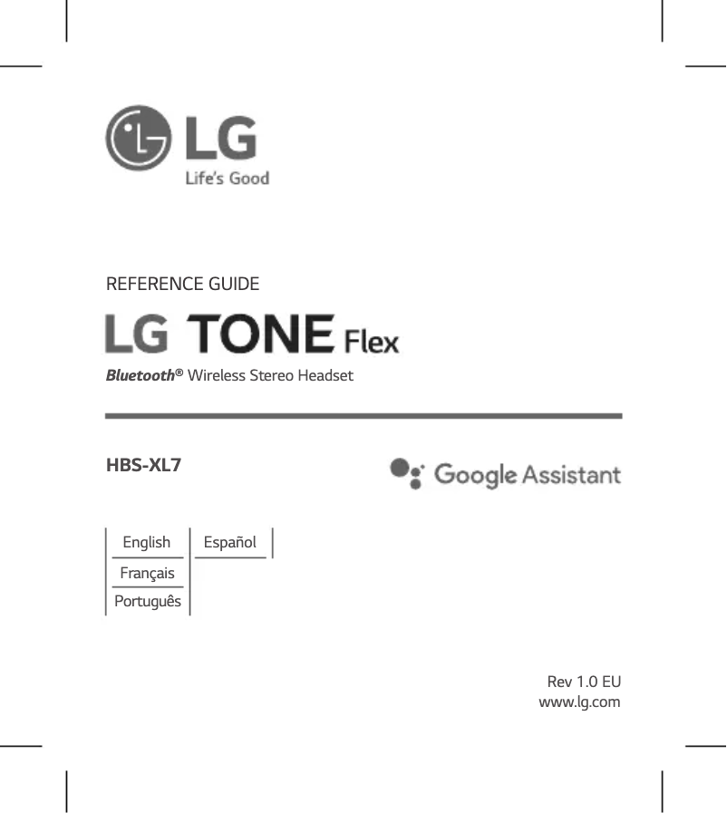 Página 1 del manual Manual de usuario LG Tone Flex XL7
