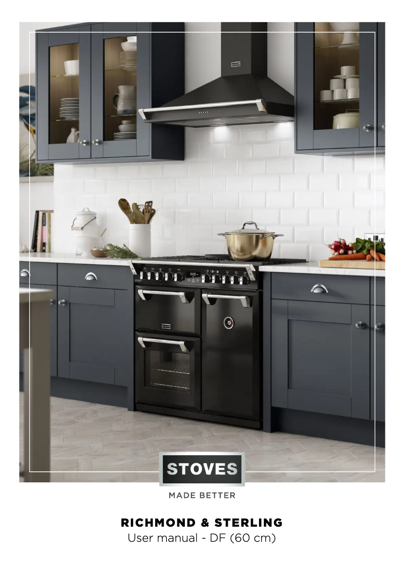 Page 1 de la notice Manuel utilisateur Stoves Sterling Mini Range 600DF