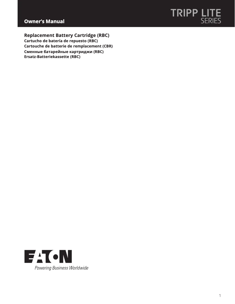 Image de la première page du manuel de l'appareil RBC36-SLT