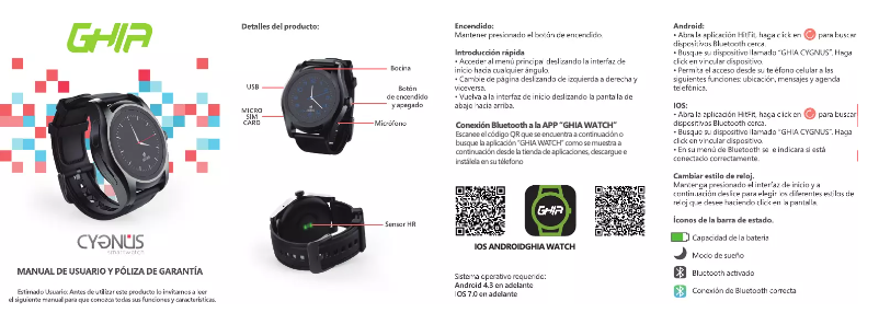 Page 1 de la notice Manuel utilisateur Ghia GAC-145