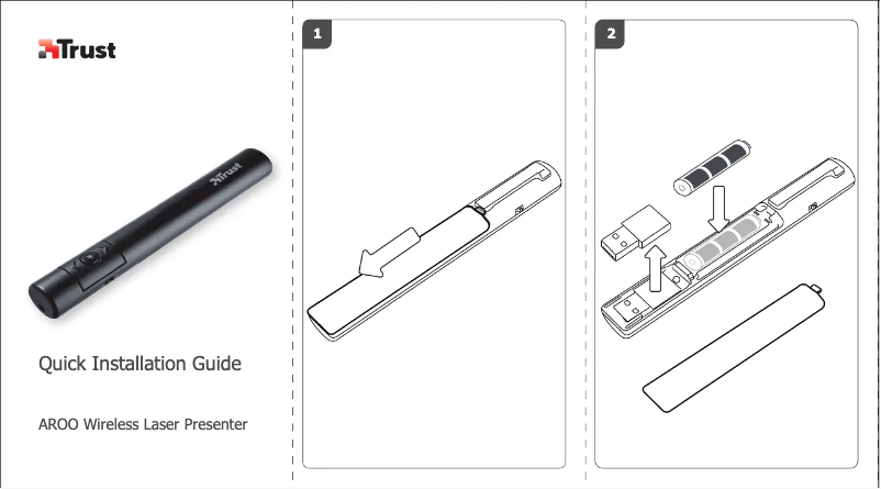 Page 1 de la notice Manuel utilisateur Trust Aroo