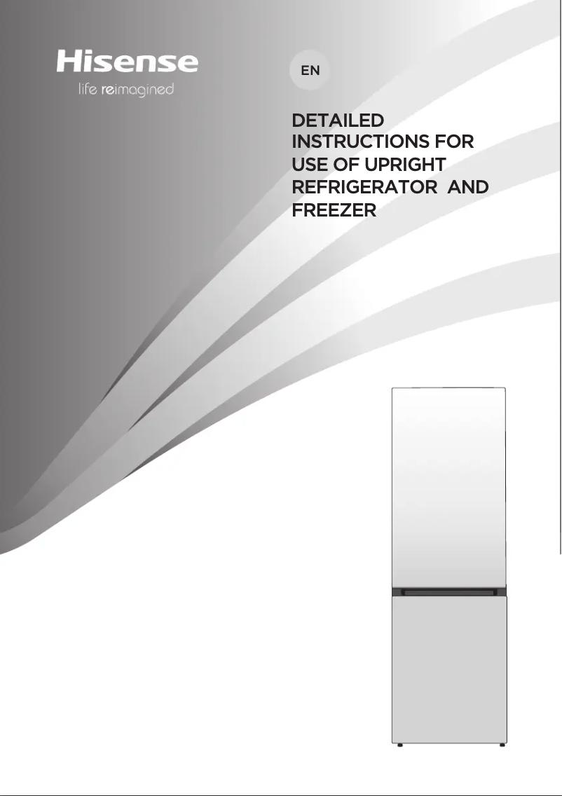 Page 1 de la notice Manuel utilisateur Hisense RB434N4BCD