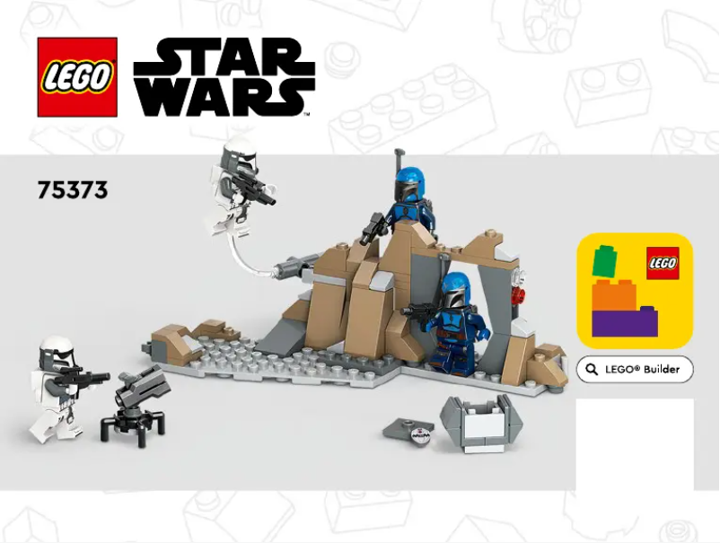 Page 1 de la notice Manuel utilisateur Lego Star Wars 75373