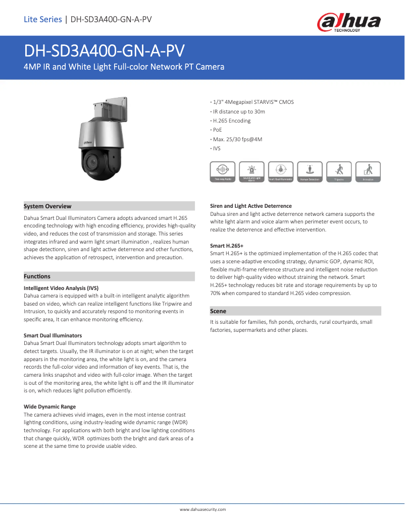 Image de la première page du manuel de l'appareil SD3A400-GN-A-PV