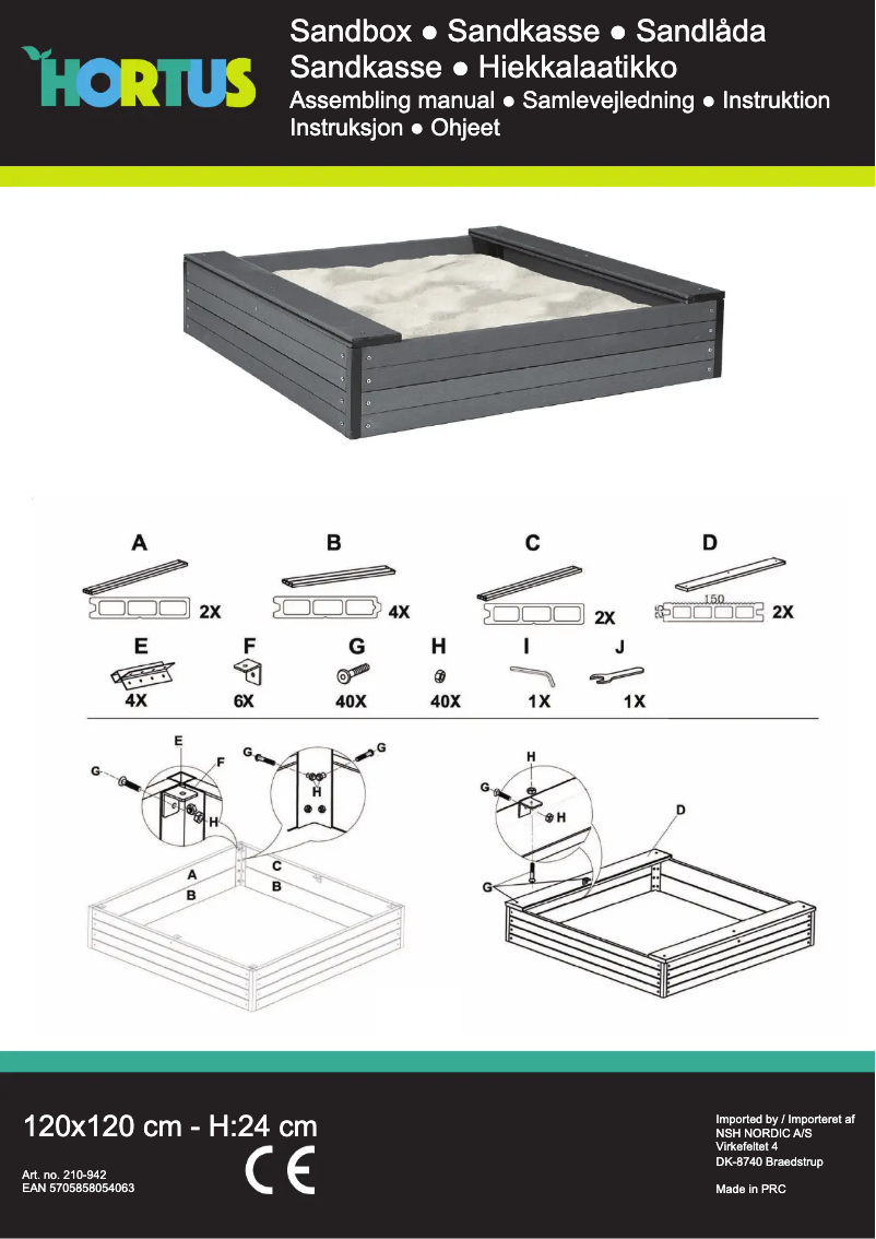 Image de la première page du manuel de l'appareil 210-942