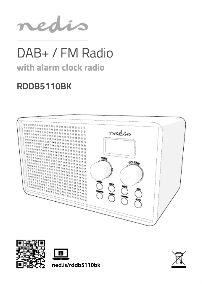 Image de la première page du manuel de l'appareil RDDB5110BK