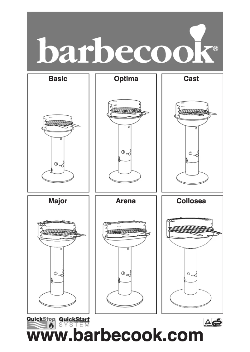 Página 1 del manual Manual de usuario Barbecook Cast Inox