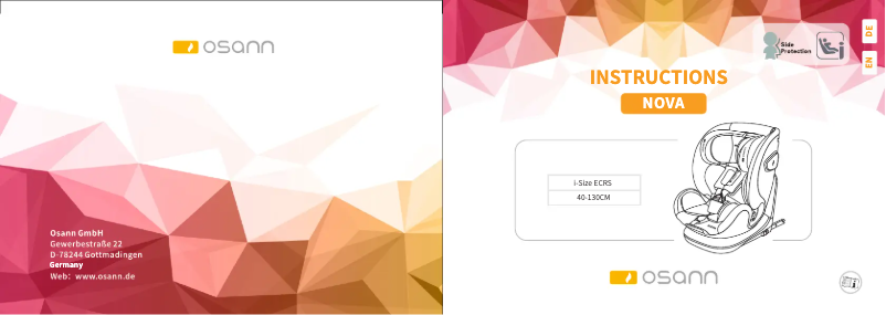 Image de la première page du manuel de l'appareil NOVA