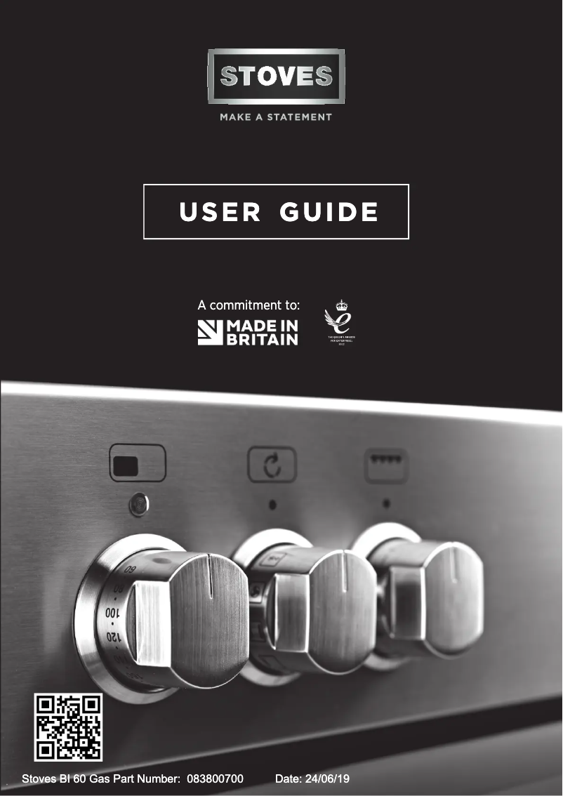 Image de la première page du manuel de l'appareil ST BI600G