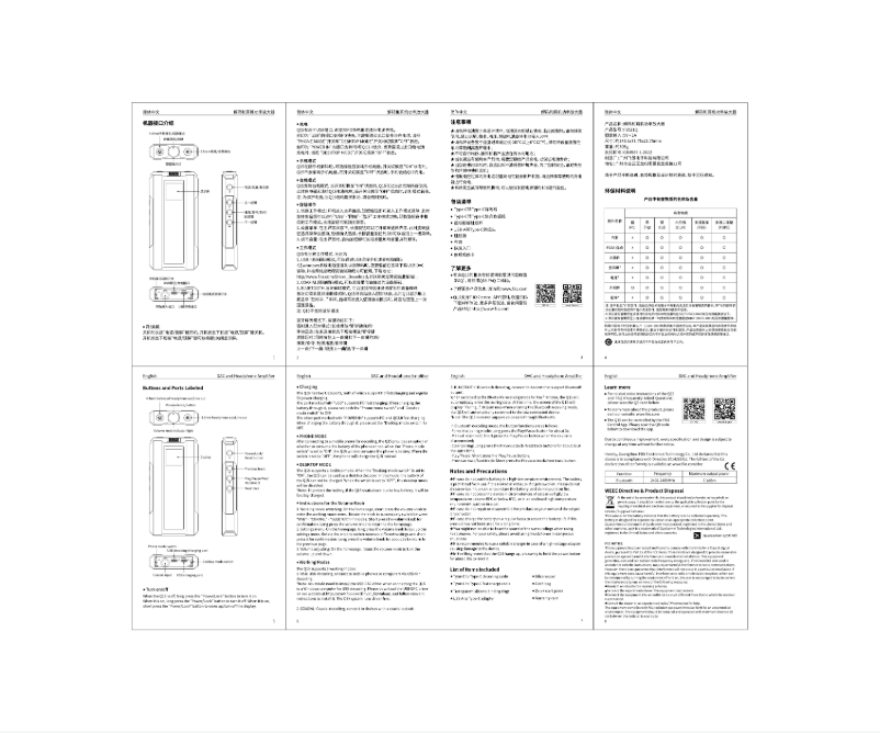 First page image of the manual for Q15