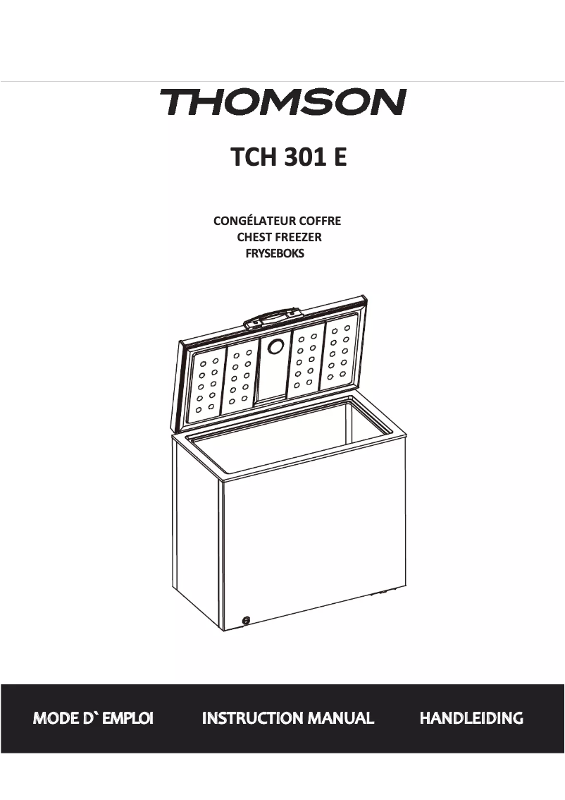 Page n°1 - Manuel utilisateur Thomson TCH 301 E