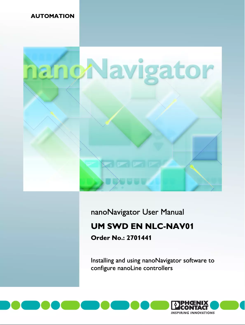 Page n°1 - Manuel utilisateur Phoenix Contact NLC-START-02