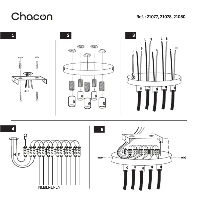 Page 1 de la notice Manuel utilisateur Chacon 21078