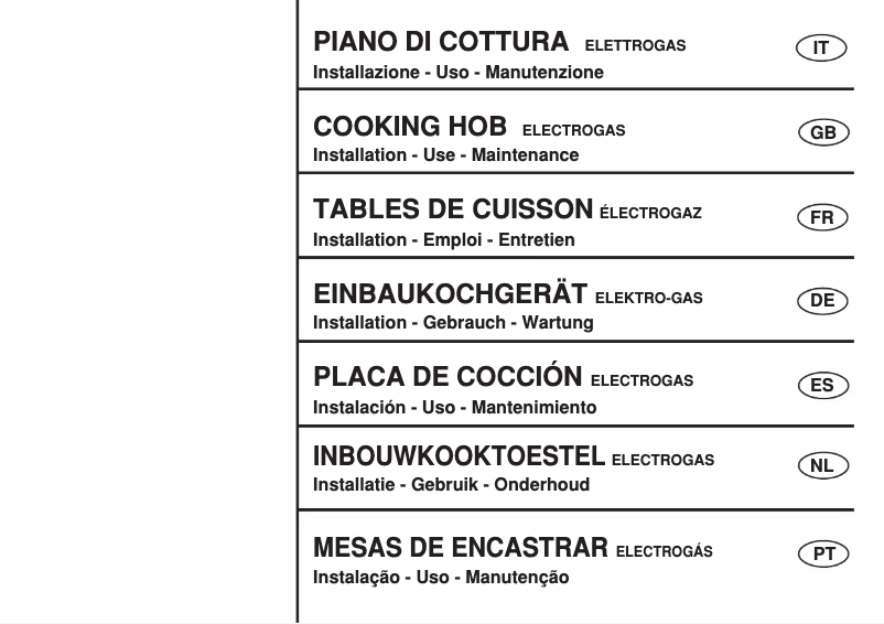 Page 1 de la notice Manuel utilisateur Fagor 3FH-5GLST X
