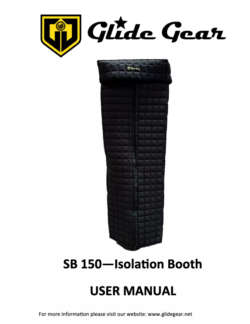 Page 1 de la notice Manuel utilisateur Glide Gear SB 150