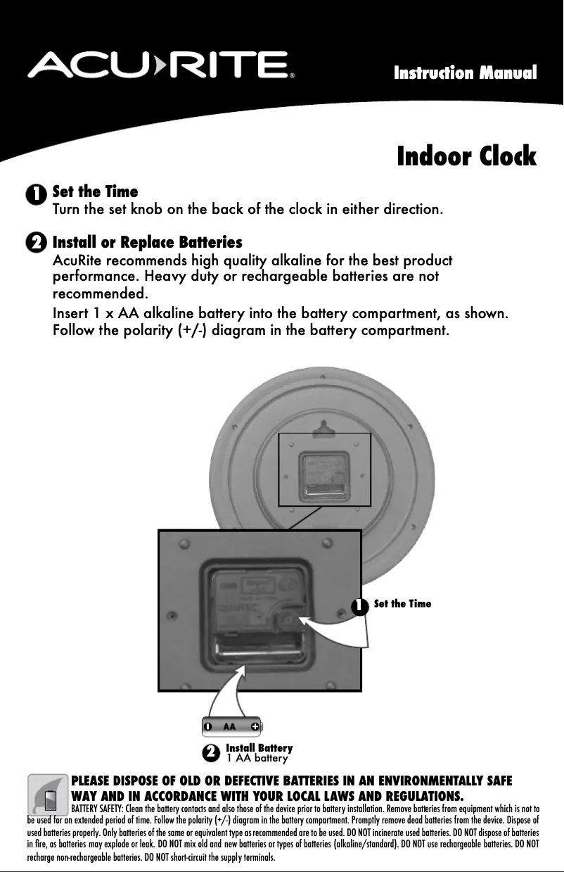 Image de la première page du manuel de l'appareil 46077