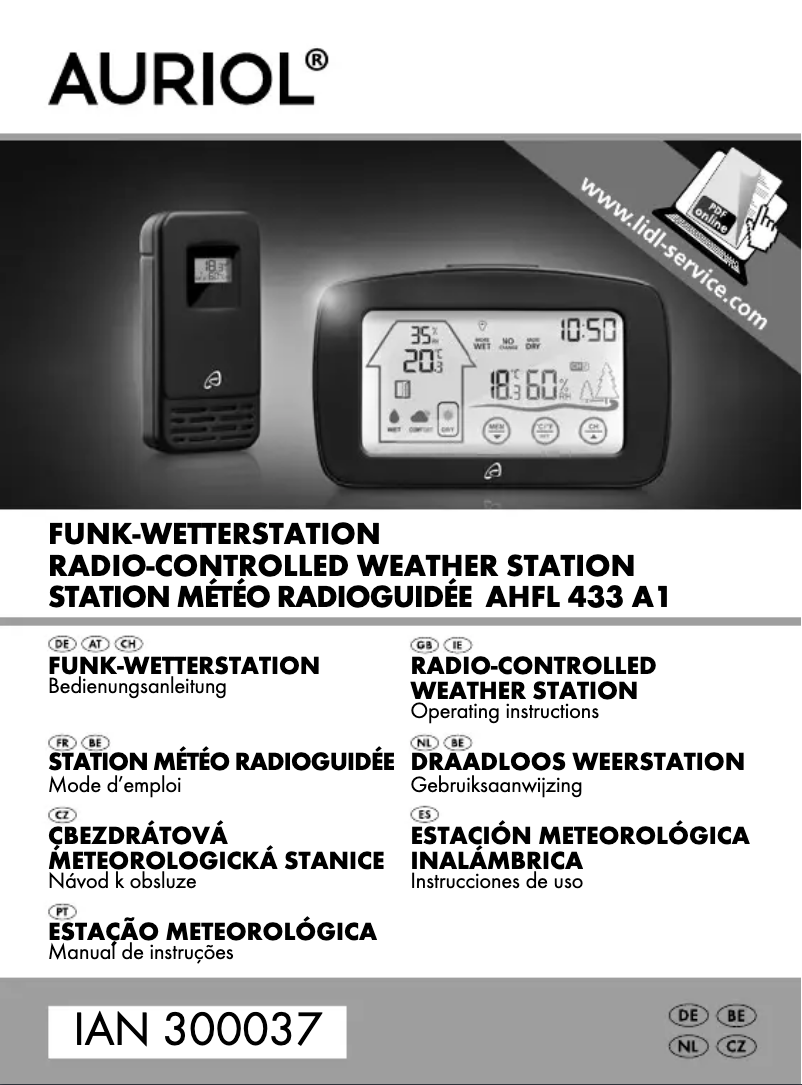 Página 1 del manual Manual de usuario Auriol IAN 300037