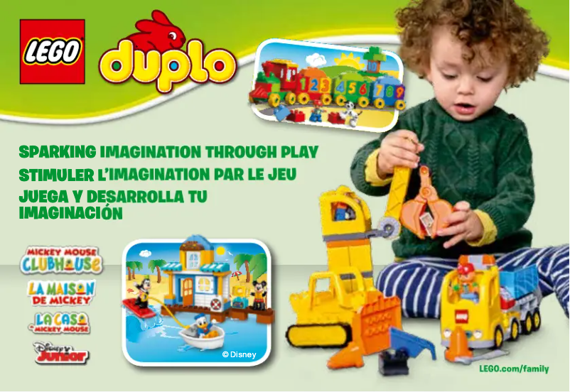 Page n°1 - Manuel utilisateur Lego Duplo 10811