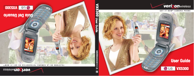 Image de la première page du manuel de l'appareil VX5300