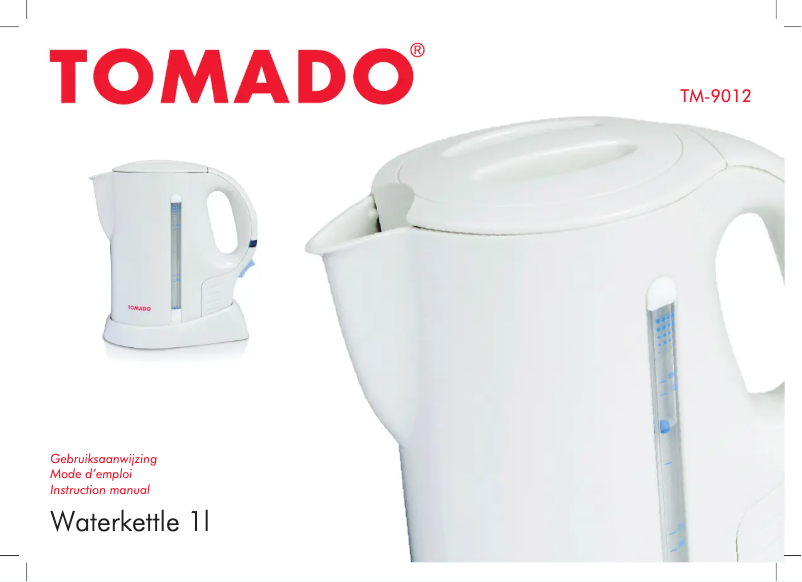 Page 1 de la notice Manuel utilisateur Tomado TM-9012
