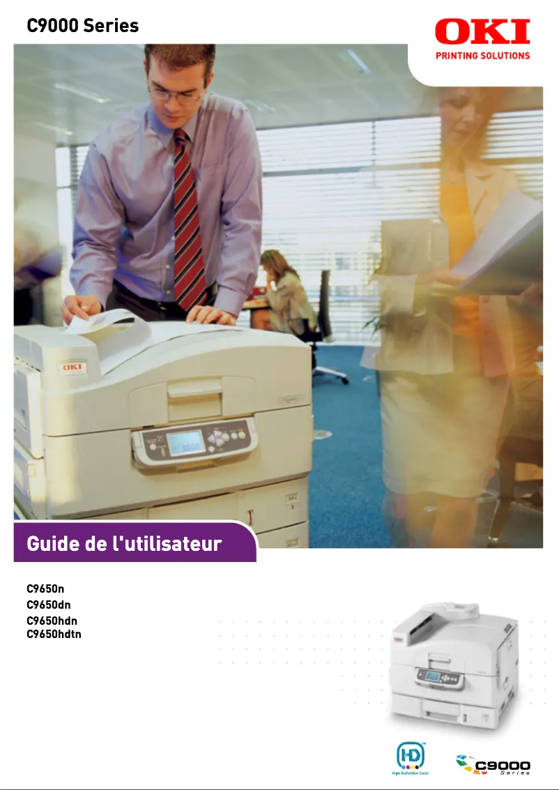 Page n°1 - Manuel utilisateur OKI C9650n