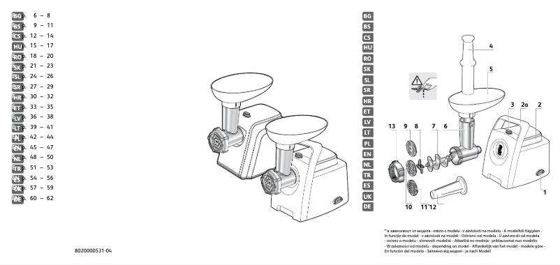 Image de la première page du manuel de l'appareil NE1088