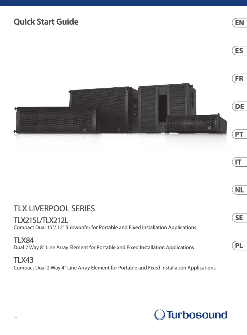 Image de la première page du manuel de l'appareil Liverpool TLX43