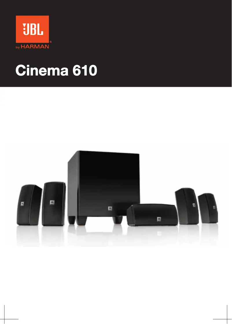 Image de la première page du manuel de l'appareil Cinema 610