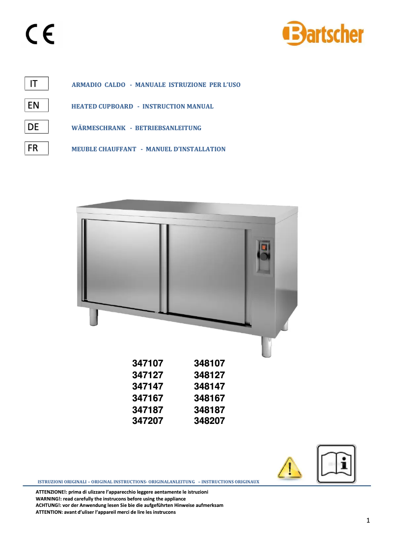 Image de la première page du manuel de l'appareil 348207