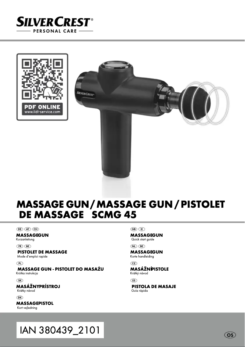 Page n°1 - Manuel utilisateur SilverCrest SCMG 45
