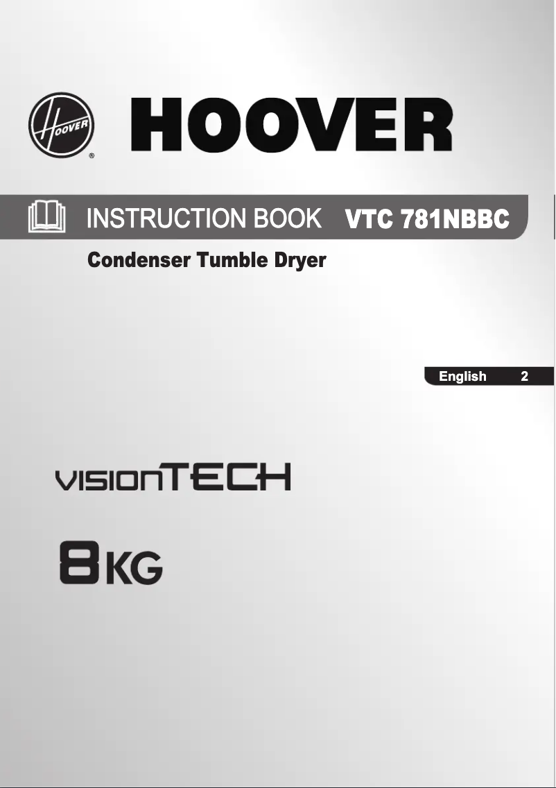 Image de la première page du manuel de l'appareil VTC 781NBBC-80