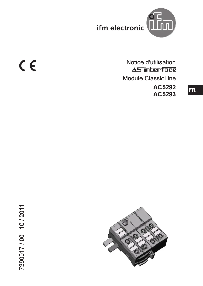 Image de la première page du manuel de l'appareil AC5292